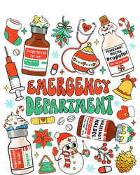 Christmas ER Nurse Emergency Department ER Ed Nurse Tech Premium Hoodie