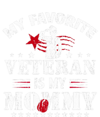 My Favorite Veteran Is My Mommy Usa Flag Vintage Tie-Dye Long Sleeve Shirt