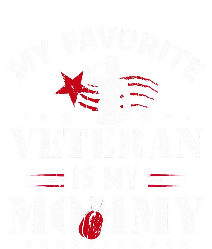 My Favorite Veteran Is My Mommy Usa Flag Vintage Tie-Dye Long Sleeve Shirt