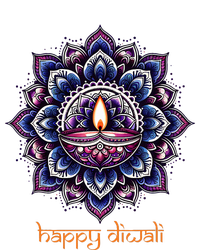 Happy Diwali Diya Oil Lamp Deepavali Festival of Lights Tall Long Sleeve T-Shirt