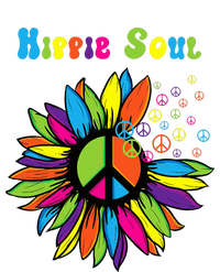 Hippie Soul Funny Peace Sign Daisy Flower Hippies Art Lovers T-Shirt