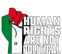 Human Rights Are Not Political Support Palestine and Gaza Pom Pom 12in Knit Beanie