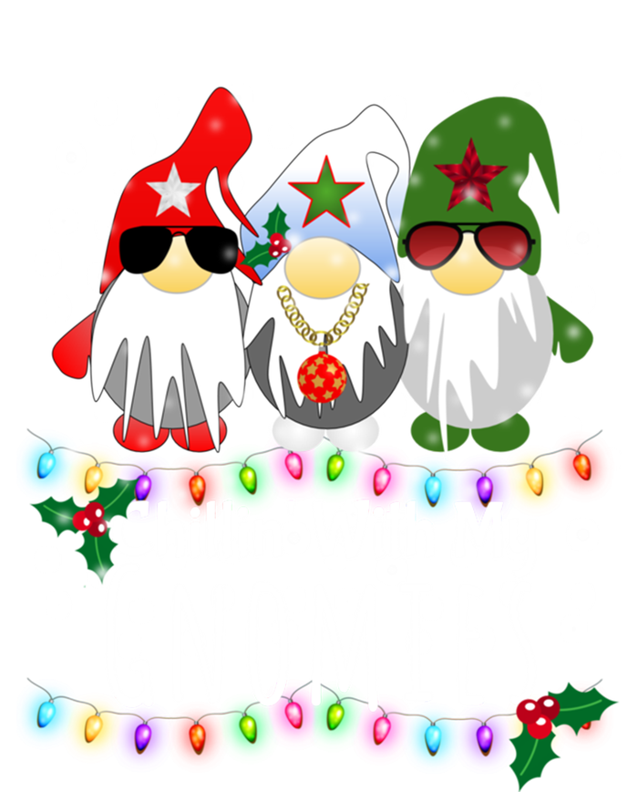 Chillin With My Gnomies Gift Funny Christmas Gnome Gift Meaningful Gift Tote Bag