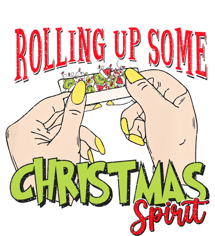 Christmas Vibes Rolling Up Some Christmas Spirit Gift Toddler Sweatshirt