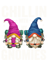 Funny Hiking Gnomes For Camper Chillin With My Gnomies Gift Pom Pom 12in Knit Beanie