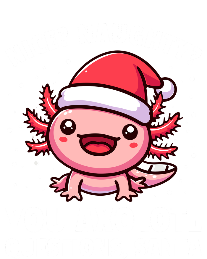 Axolotl Boy Girl Axolotl Questions Christmas T-Shirt