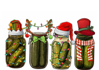 Retro Canned Pickles Christmas Santa Hat Reindeer Pickle Jar Pajama Set