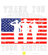 Vintage Veteran Thank You For Your Service Veterans Day Tall Long Sleeve T-Shirt