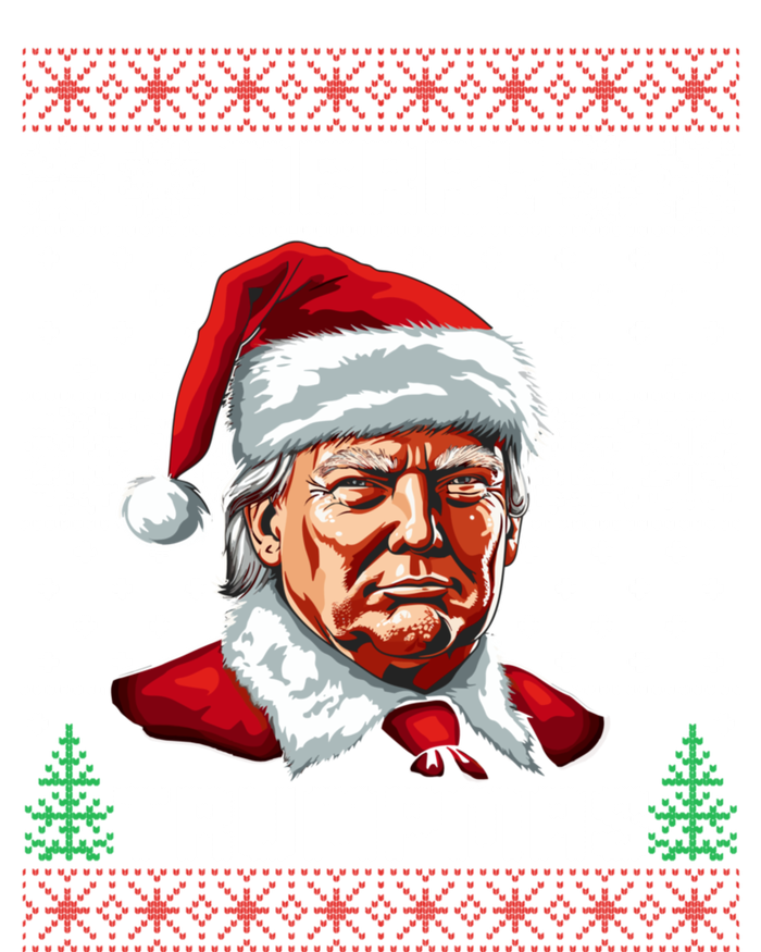 Merry Trumpmas Santa Claus Trump Christmas Ugly Christmas Tall T-Shirt