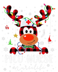 Love Picu Nurse Life Reindeer Nurse Christmas Pajama Xmas T-Shirt