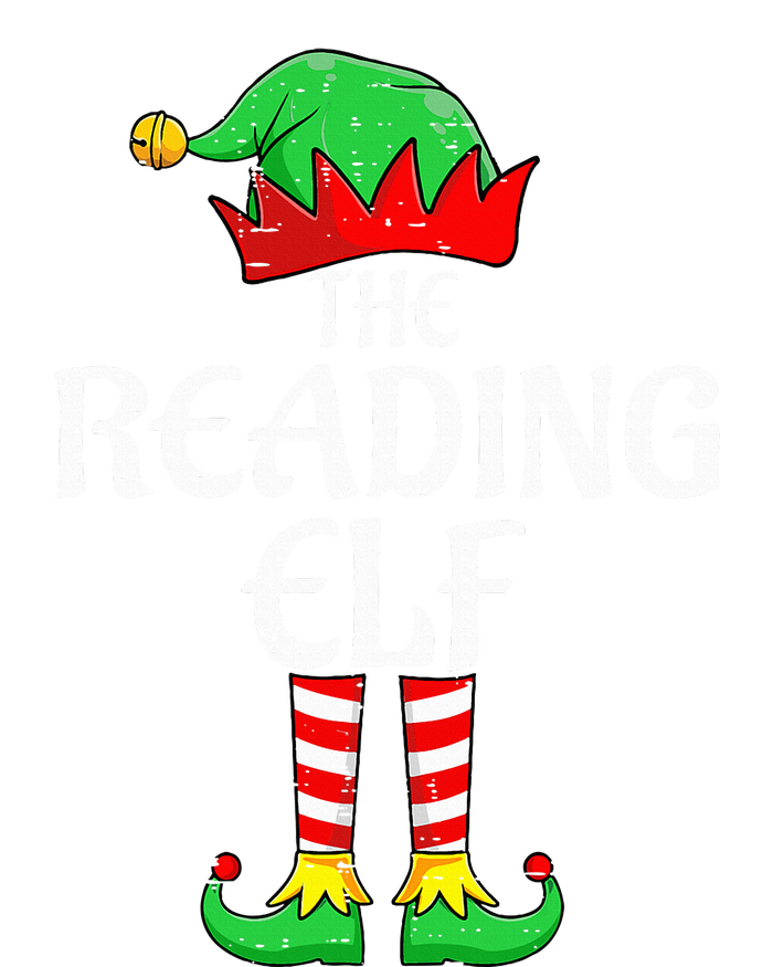 The Reading Elf Xmas Matching Christmas Family Pajama Kids Long Sleeve Shirt