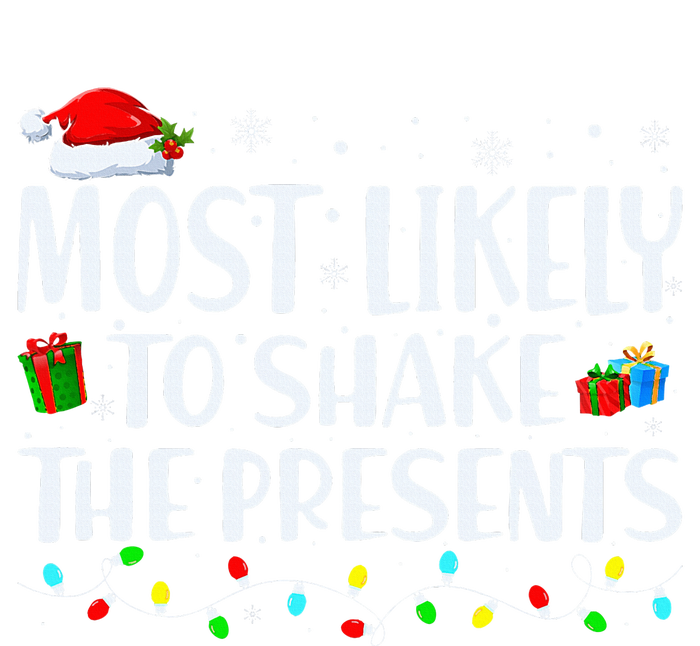 Most Likely To Shake The Presents Family Matching Christmas Short Acrylic Beanie