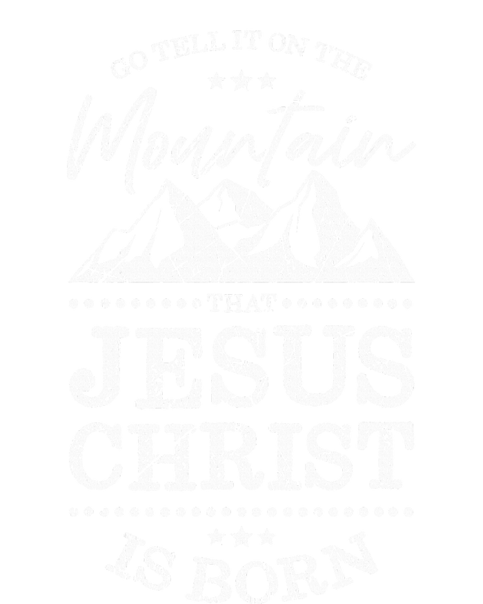 Christian Christmas Graphic S Go Tell It On The Mountain Kids Sweatshirt