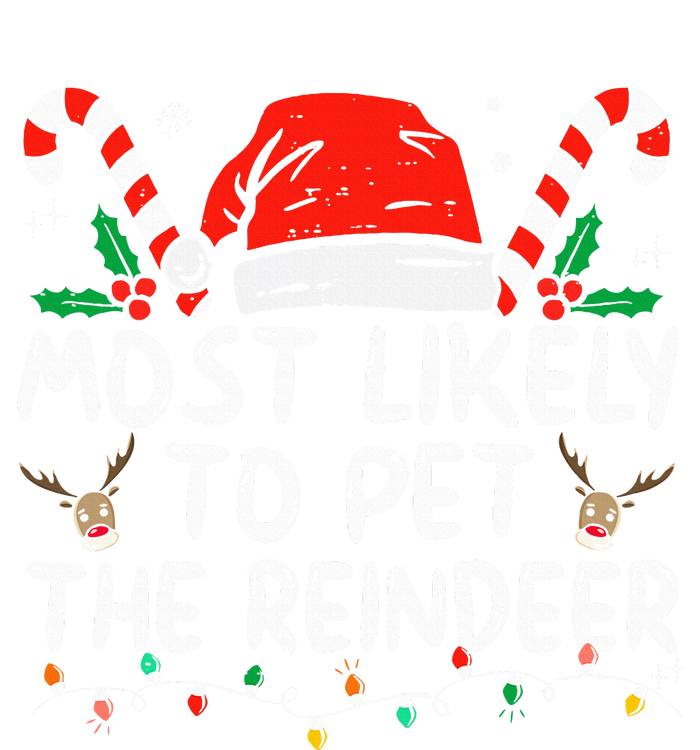 Funny Christmas Most Likely To Pet The Reindeer Impact Tech Backpack