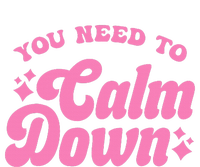 You Need To Calm Down Groovy Retro Cute Funny Legacy Cool Fit Booney Bucket Hat