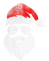 Christmas Santa Claus Face Sunglasses With Hat Beard T-Shirt