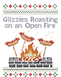 Glizzies Roasting On An Open Fire Tacky Hooded Wearable Blanket