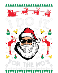 Ugly Christmas Sweater Santa Claus I Do It For The Hos T-Shirt