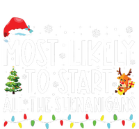 Most Likely To Start All The Shenanigans Family Xmas Holiday 25L Jumbo Tote