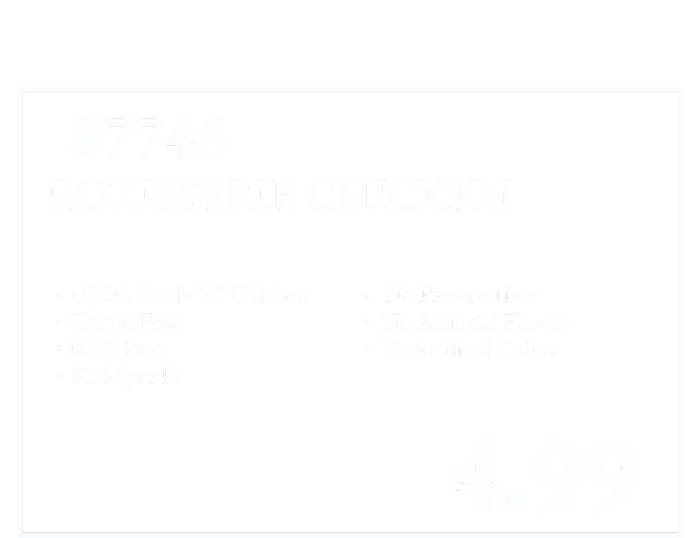 Costco Rotisserie Chicken Full-Length Apron With Pockets