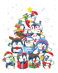 Cute Penguin Christmas Tree Gift Decor Xmas Tree Sustainable Knit Beanie