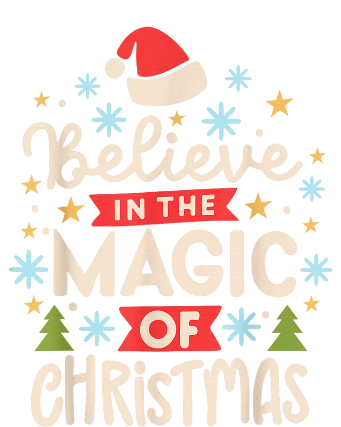 Funny Vintage Believe In The Magic Of Christmas Toddler Long Sleeve Shirt