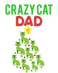 Crazy Cat Dad Christmas T-Shirt