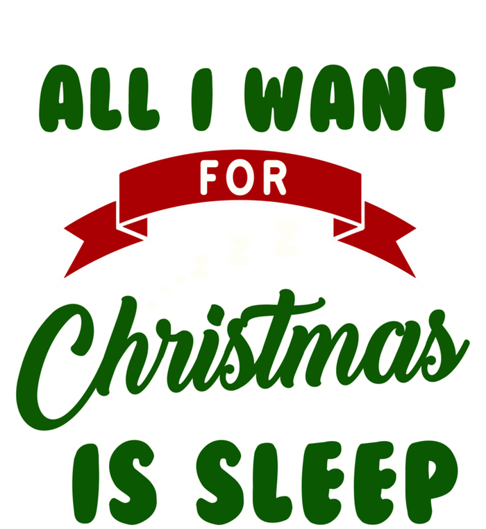 All I Want For Christmas Is Sleep Funny Xmas Gift Magnet