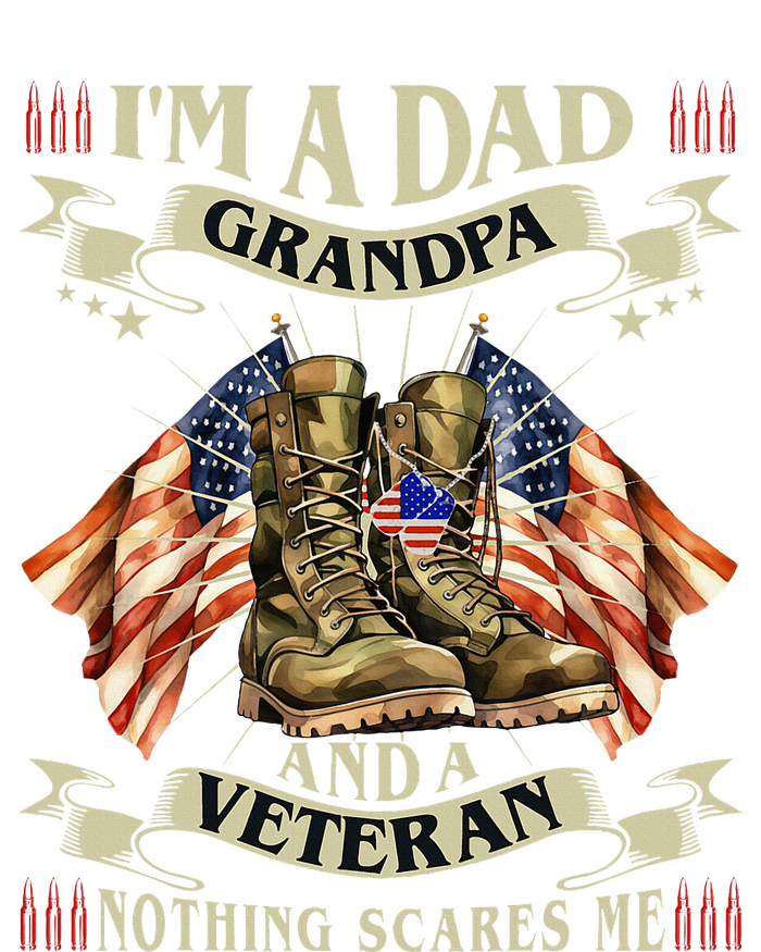 IM A Dad Grandpa And Veteran Funny Retro Papa Grandpa PosiCharge Competitor Tank