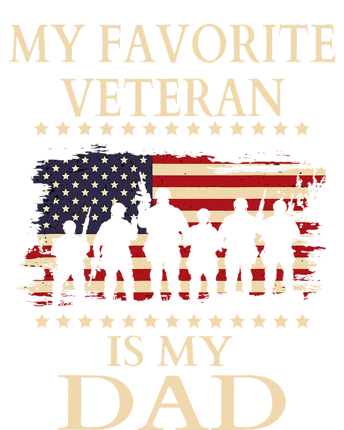 Father Veterans Day My Favorite Veteran Is My Dad Proud Kids T-Shirt