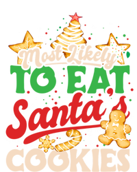 Christmas Most Likely To Eat SantaS Cookies Family Matching Great Gift Women's Tri-Blend 3/4-Sleeve Raglan Shirt