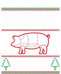 All I Want For Christmas Is Bacon Pig Ugly Christmas Sweater Gift Tank Top