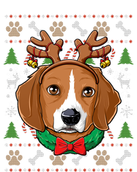 Beagle Ugly Christmas Reindeer Antlers Xmas Gift T-Shirt