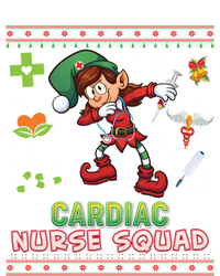 Cardiac Nurse Squad Dabbing Elf Christmas Sweater Ugly Merry Gift Insulated Varsity Jacket