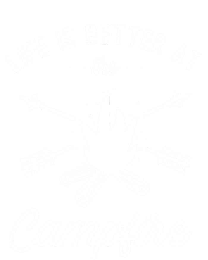 Life Is Better At The Campfire Women's V-Neck T-Shirt