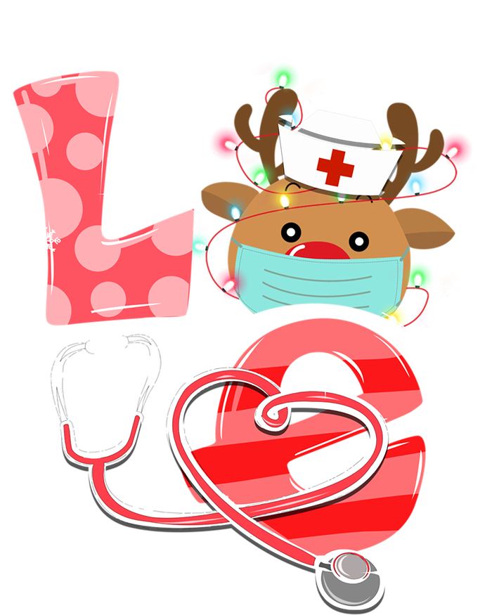 Christmas Nurse Love Nicu Rn Er Santa Reindeer Nurse Hat Elf Gift T-Shirt