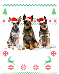 Cute Australian Cattle Dog Oh Christmas Tree Ugly Xmas Cute Gift T-Shirt