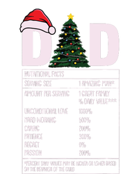 Dad Nutrition Facts Christmas Funny Xmas Pajama Papa Father Kids Hoodie