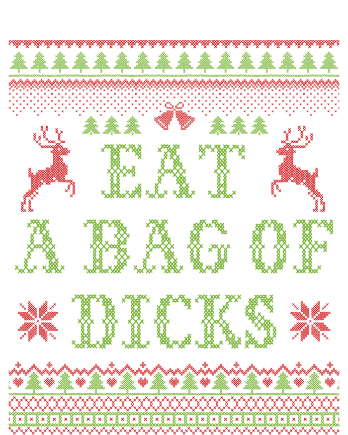 Eat A Bag Of Dicks Tacky Christmas Party Abx003 Gift Softstyle Adult Sport Polo