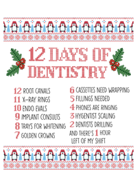 Funny Dentist Christmas Ugly Sweater 12 Days Of Dentistry Gift Premium T-Shirt