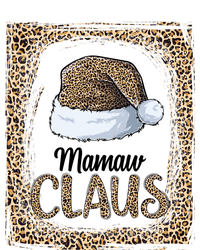 Funny Mamaw Claus Christmas Family Matching Pajama Leopard Gift T-Shirt