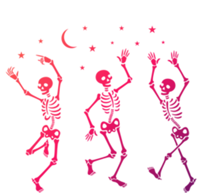 Halloween Dancing Skeletons Gift T-Shirt