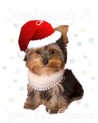 Have Yourself A Yorkie Little Christmas Gift Short Acrylic Beanie