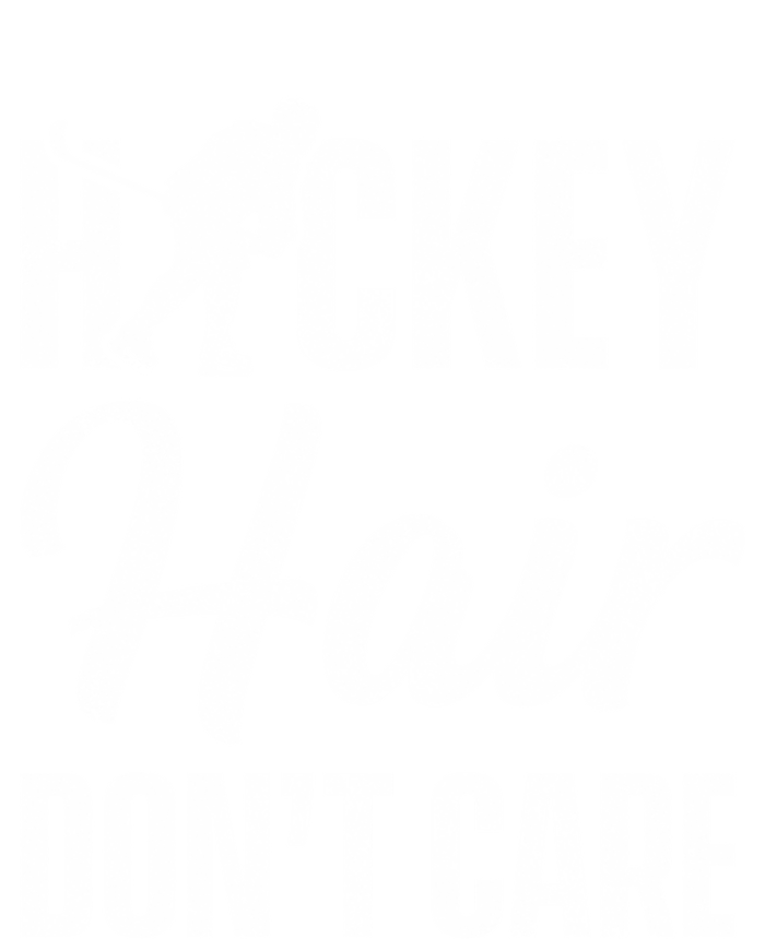 Hockey Hair Dont Care Ice Hockey Player Goalie Hockey Fan Gift Zip Tote Bag