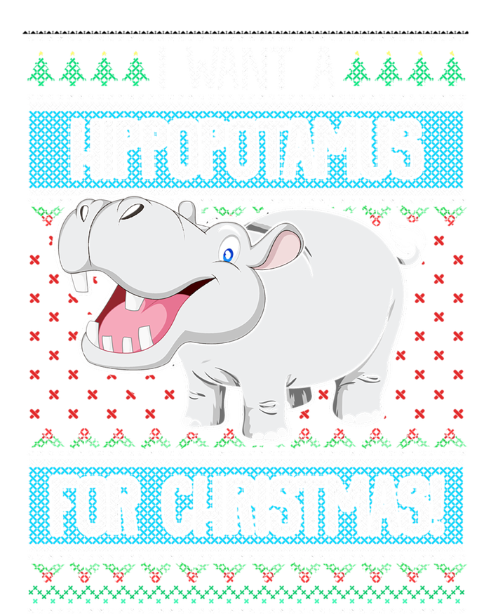 I Want A Hippopotamus For Christmas Hippo Lover Gift T-Shirt