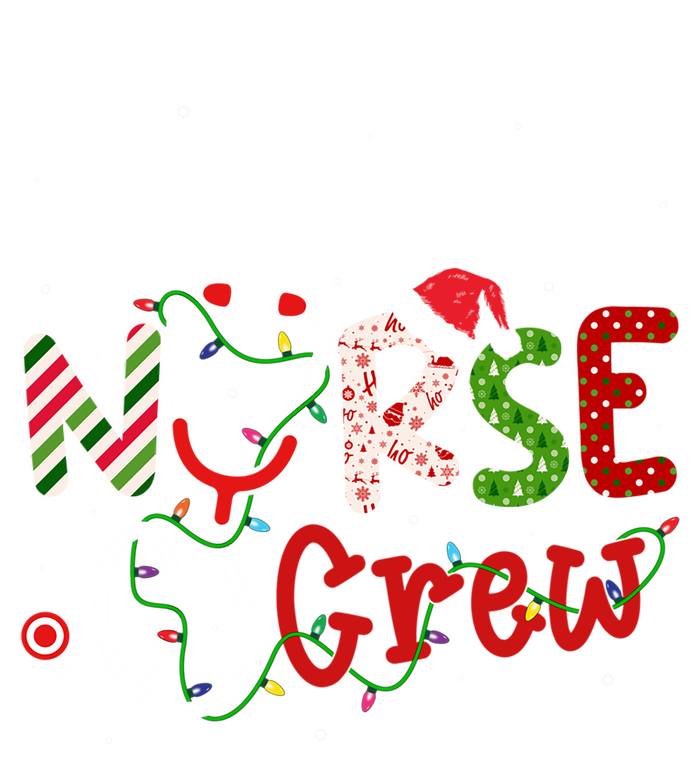 Infusion Christmas Nurse Crew Nursing Christmas Pattern Funny Gift Women's Long Sleeve Flannel Pajama Set 