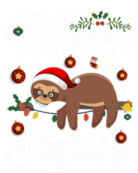 Merry Slothmas Christmas Pajama For Sloth Lovers Gift Insulated Varsity Jacket