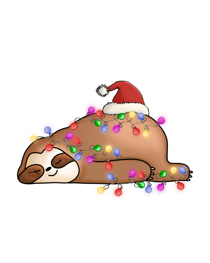 Merry Slothmas Christmas Pajama For Sloth Santa Lovers Great Gift Ladies Long Sleeve Shirt