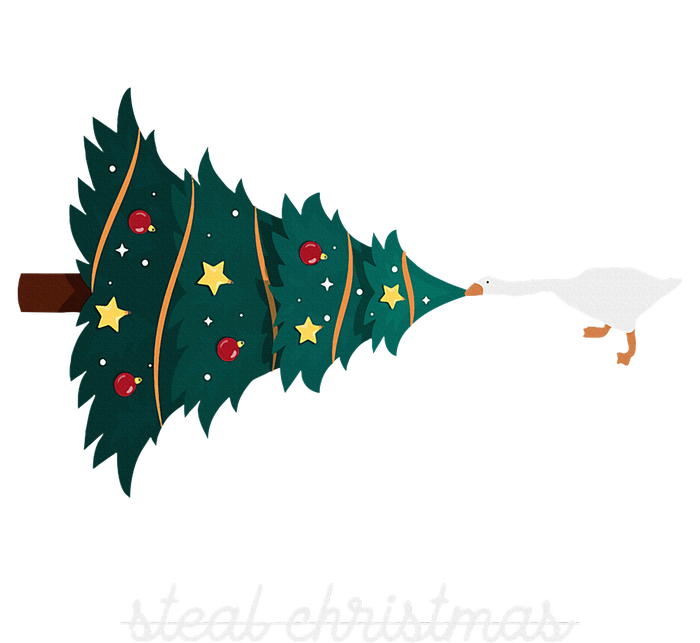 Funny Design Steal Ugly Christmas Goose For Fans Kids T-Shirt