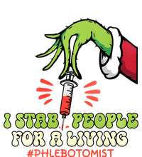 I Stab People For A Living Phlebotomy Christmas T-Shirt